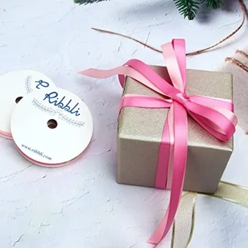 Satin Ribbon Set - Vibrant Pink & Hot Pink 20 Yards