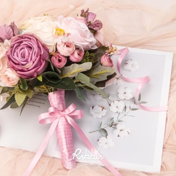 Satin Ribbon Set - Vibrant Pink & Hot Pink 20 Yards