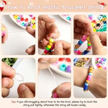 Song Xi 3500pcs Pony Beads for Friendship Bracelet Kit, 48 Colors Bracelet Making Kit Included Kandi Beads Set, Letter Beads, Number Beads, Plastic Rainbow Bead Bulk for Craft DIY