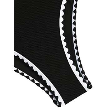 ZAFUL Women's Trendy Strapless Cheeky Bikini for Summer