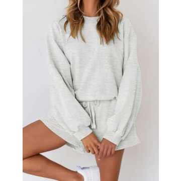 Stylish MEROKEETY Women’s Lounge Set for All Ages