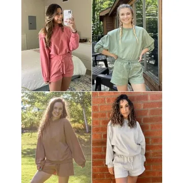 Stylish MEROKEETY Women’s Lounge Set for All Ages