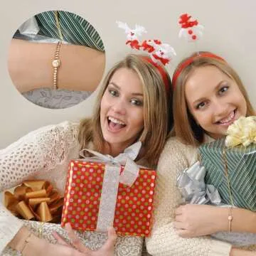 Trendy Yoosteel Gold Initial Bracelets for Women and Girls