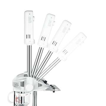 Funnylife 3 in 1 Aromatherapy Facial Steamer and 5X Magnifying Lamp with High Frequency Machine