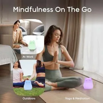 Breathing Pal 'Bella'- Mindfulness Breathing Light, Guided Visual Meditation Breathing Light, Anxiety Relief Items for Calm Down Corner/Meditation/Sleep for Adult&Kid