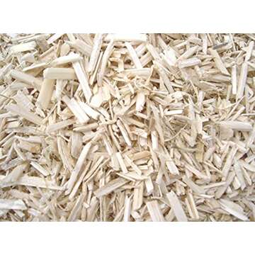 High Grade French Hemp Bedding, 44lb Jumbo Bulk Bag of Extremely Low Dust Shavings for Horses, Chickens, Small Animals, Rats, Guinea Pigs, Bunny Rabbits, Reptiles, Good Chicken Coop Bedding