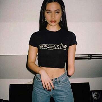 Women’s Kawaii Crop Top - Trendy Summer Tee for All