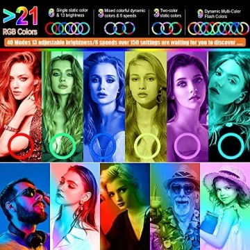 Versatile 12.6'' Ring Light for Creators and Influencers