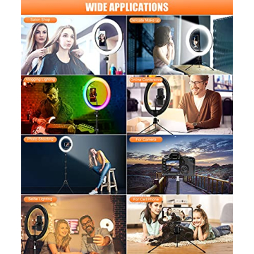 Versatile 12.6'' Ring Light for Creators and Influencers