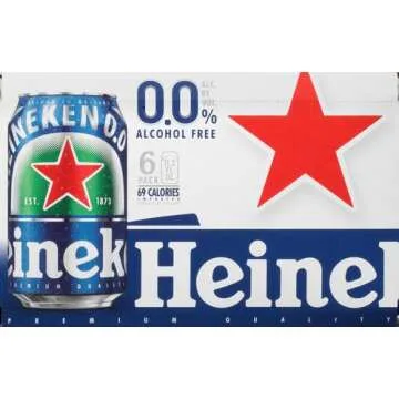 Heineken Non-Alcoholic Lager 6Pk Cans, 11.2 Fz