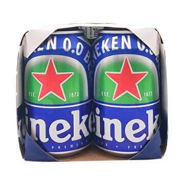 Heineken Non-Alcoholic Lager 6Pk Cans, 11.2 Fz