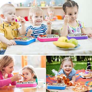 Stainless Steel Bento Lunch Box for Kids and Adults
