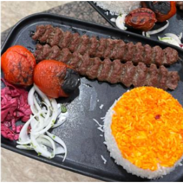 چلو کباب کوبیده