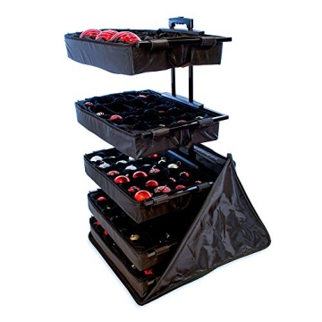 Versatile 120-Ornament Telescoping Storage Box