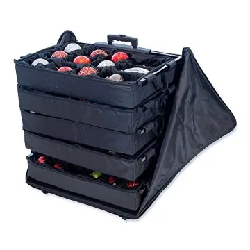 Versatile 120-Ornament Telescoping Storage Box