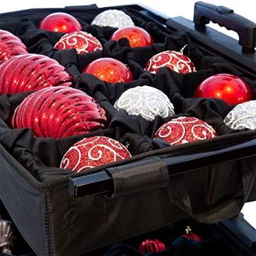 Versatile 120-Ornament Telescoping Storage Box