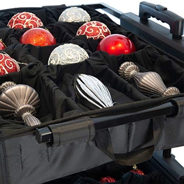 Versatile 120-Ornament Telescoping Storage Box