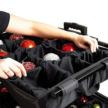 Versatile 120-Ornament Telescoping Storage Box