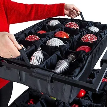 Versatile 120-Ornament Telescoping Storage Box