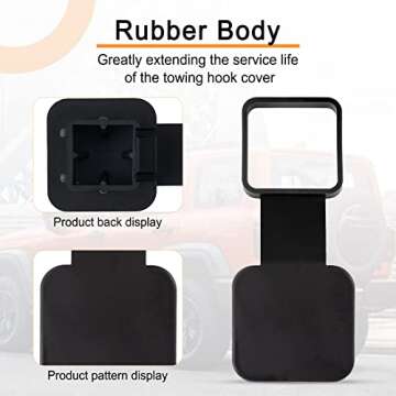 SINGARO 2-Inch Hitch Cover for Trailer & Towing Accessories