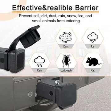 SINGARO 2-Inch Hitch Cover for Trailer & Towing Accessories