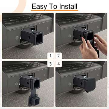 SINGARO 2-Inch Hitch Cover for Trailer & Towing Accessories