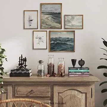 Boho Art Deco Victoria Picture Bathroom Wall Art Set