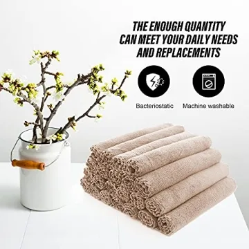 MOONQUEEN Ultra Soft Microfiber Washcloths - 72 Pack