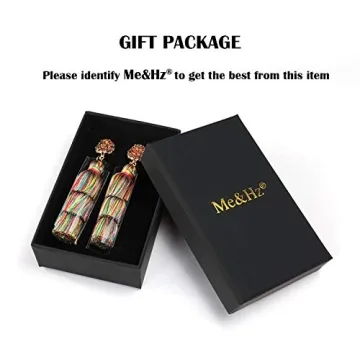 Colorful Layered Tassel Earrings - Me&Hz Fashion Jewelry