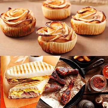 Teflon Heat Transfer Paper, YGDZ 5pcs 16 x 24 inch Teflon Heat Press Transfer Sheet Non Stick Heat Resistant Craft Mat Barbecue Grill Baking Mat