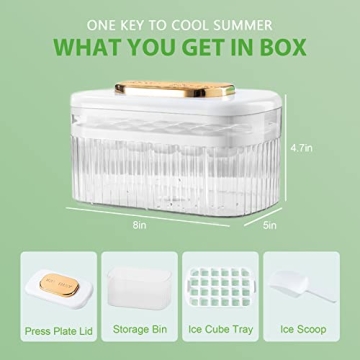 ZZWILLB Stackable Silicone Ice Trays for Easy Freezing