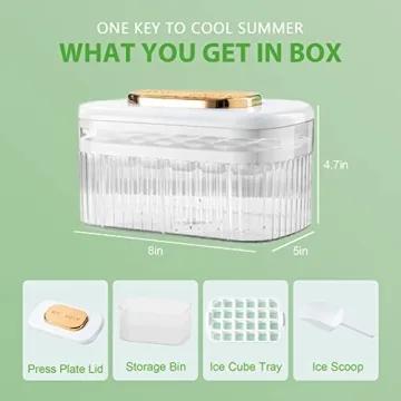 ZZWILLB Stackable Silicone Ice Trays for Easy Freezing