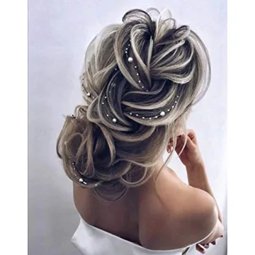 Boho Bridal Hair Vine Set - Elegant Pearl Headbands