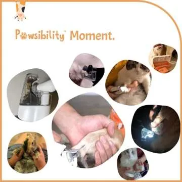 Pawsibility Pet Nail Clippers with LED Light and Blade