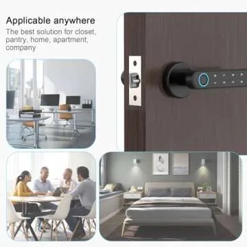 Advanced Secustone Fingerprint Door Lock for Homes & Offices