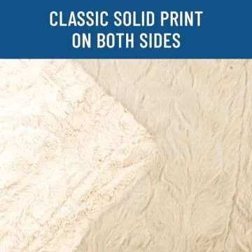 Everlasting Comfort Faux Fur Throw Blanket - Cozy and Luxurious