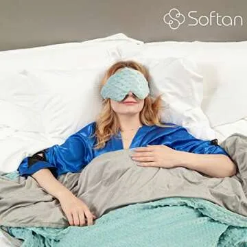 Weighted Blanket 3 Piece Comfort Set for Adults