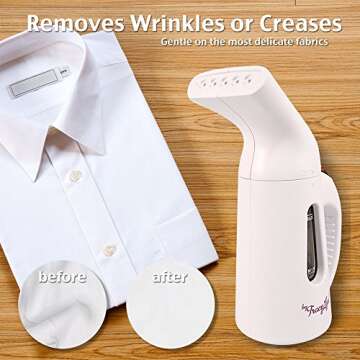 Apartment Essentials for First Apartment, Travel Steamer for Clothes, Compact & Portable Steamer, Ha...