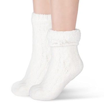 Gealaek Cozy Slipper Socks Non-Slip Warm Winter Wear