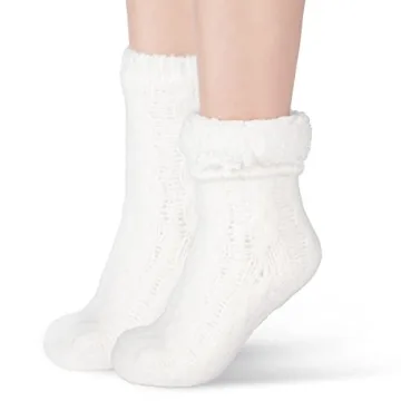 Gealaek Cozy Slipper Socks Non-Slip Warm Winter Wear