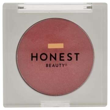 Honest Beauty Talc-Free Lit Powder Blush | Pearl Infused, Velvety Finish | EWG Verified, Organic, Ve...