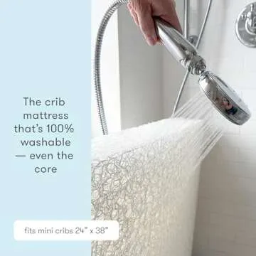 Newton Baby Mini Crib Mattress - 100% Washable & Breathable