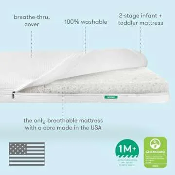Newton Baby Mini Crib Mattress - 100% Washable & Breathable