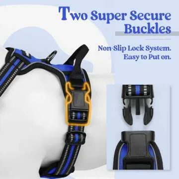 No Pull Dog Harness for Medium Breeds - Comfort & Control