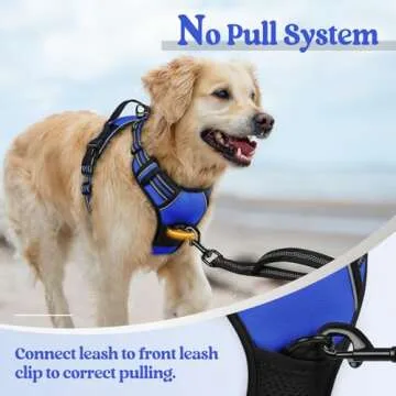 No Pull Dog Harness for Medium Breeds - Comfort & Control