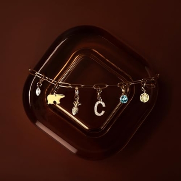 Customizable Gold Charm Bracelet - Ideal Gift for Women