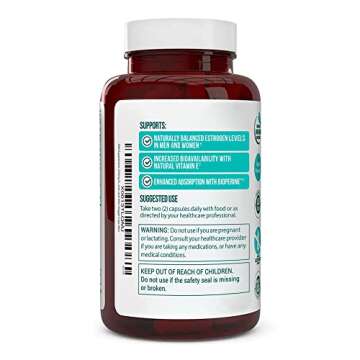 DIM Supplement 250mg (Diindolylmethane)-Plus Dong Quai, Natural Vitamin E & BioPerine - Supports Menopause Relief, PCOS Treatment & Hormonal Acne -Hormone Balance Support for Women and Men-Veggie Caps