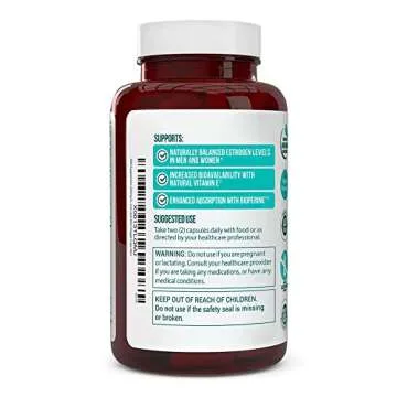 DIM Supplement 250mg (Diindolylmethane)-Plus Dong Quai, Natural Vitamin E & BioPerine - Supports Menopause Relief, PCOS Treatment & Hormonal Acne -Hormone Balance Support for Women and Men-Veggie Caps