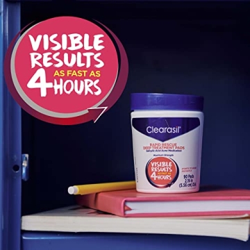 Clearasil Acne Face Pads with 2% Salicylic Acid