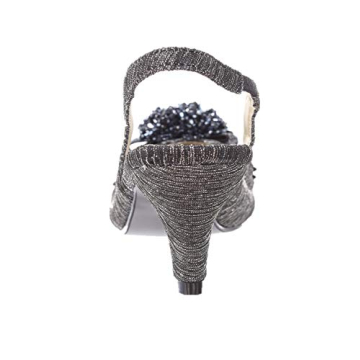 Elegant Slingback Low Heel Pumps for Women - Black